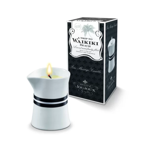 Petits Joujoux Massage Candle Waikiki 120g - Coconut & Pineapple Scent
