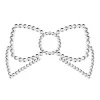 Bijoux Indiscrets Mimi Bow Silver zestaw ozdobnych nakÅ‚adek srebrnych