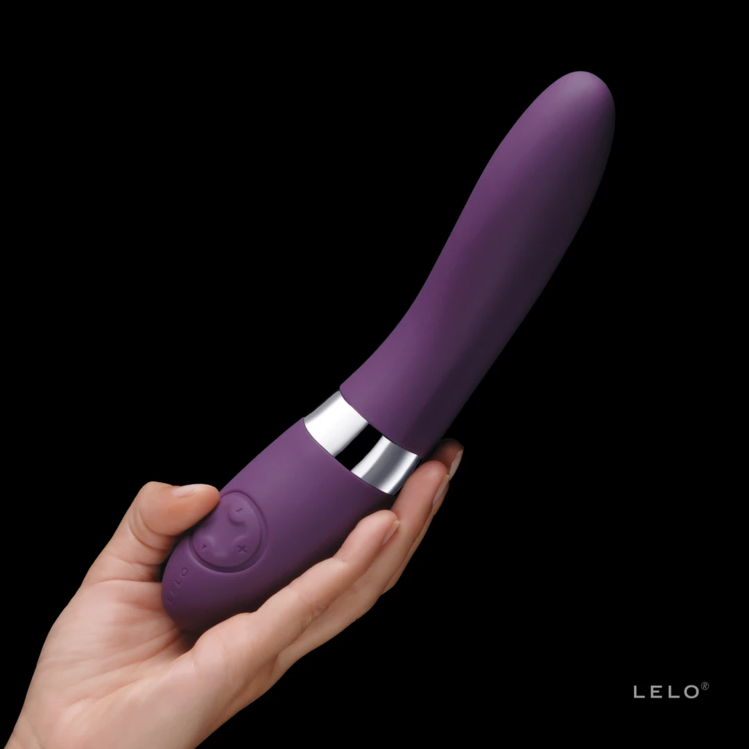 LELO Elise 2 Plum - silikonowy model wodoodporny - Anelma LELO Elise 2 Plum - Dual Motor Silicone Massager