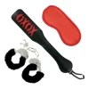 S&M Sweet Punishment Kit zestaw akcesoriow do gry w czerni i czerwieni
