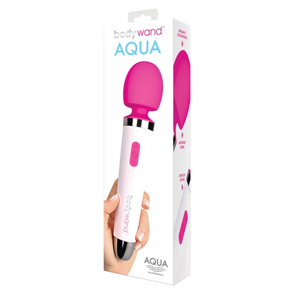Bodywand Aqua Pink - Waterproof Silicone Vibrating Massager