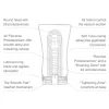 Tenga Keith Haring Soft Tube Cup combines flexible elastomer and an ergonomic design for comfortable