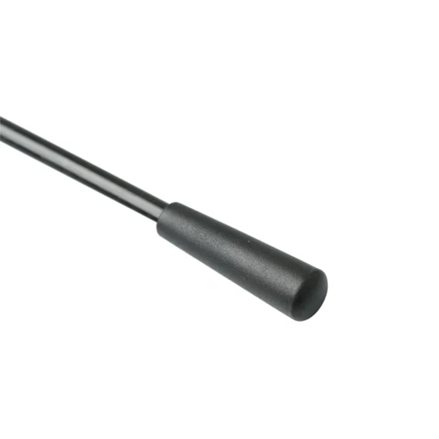 S&M Riding Crop Black Vinyl 43 cm - Durable Compact Model - Anelma S&M Riding Crop Black Vinyl 43 cm - Durable Compact Model