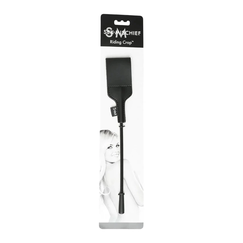 Sportsheets S&M Szpicruta Winylowa 43 cm Czarna - Anelma Sportsheets S&M Szpicruta Winylowa 43 cm Czarna