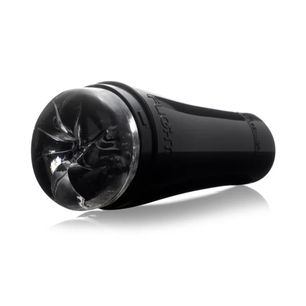Fleshlight Flight Pilot Compact Discreet Intimate Machine Transparent combines soft SuperSkin material and an ergonomic design in a practical