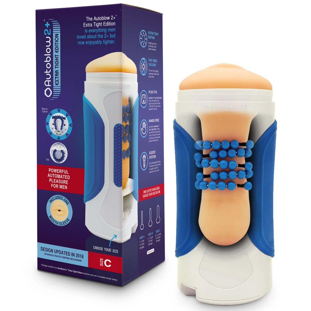 Autoblow 2 Plus XT Intimate Machine with Sleeve B Medium Size - Anelma Autoblow 2 Plus XT Intimate Machine with Sleeve B Medium
