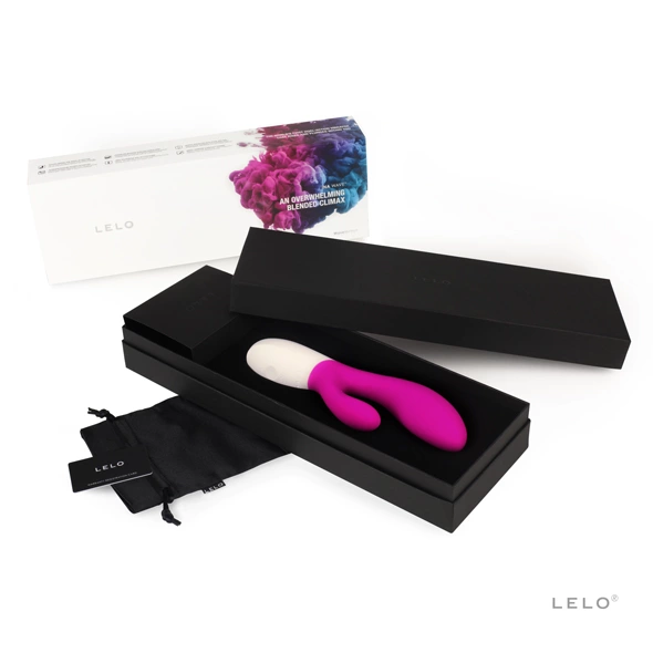 LELO Ina Wave Cerise - Dual Motor Silicone Massage Device - Anelma LELO Ina Wave Cerise - Dual Motor Silicone Massage Device