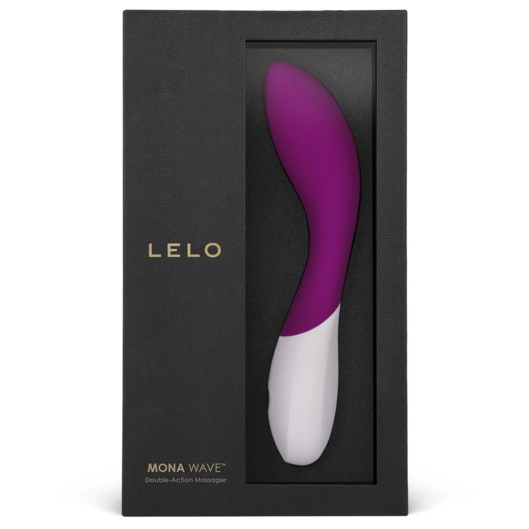 Lelo Mona Wave Deep Rose - vibraattori - Anelma LELO Mona Wave Deep Rose - Rechargeable Silicone Motion