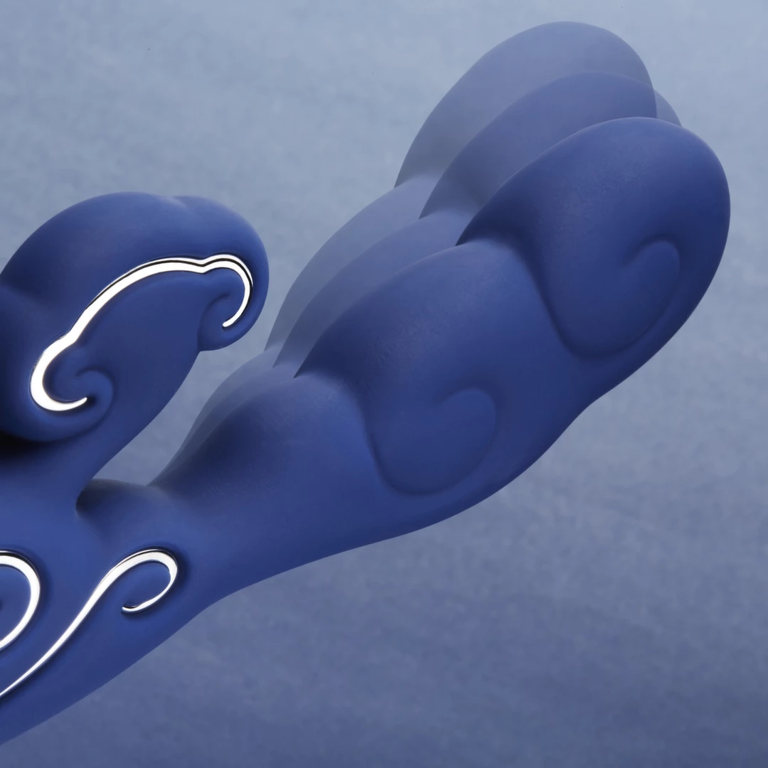 Sky by Ave Alto Dual-Action Intimate Device Blue 7 Modes - Anelma rabbit vibrator