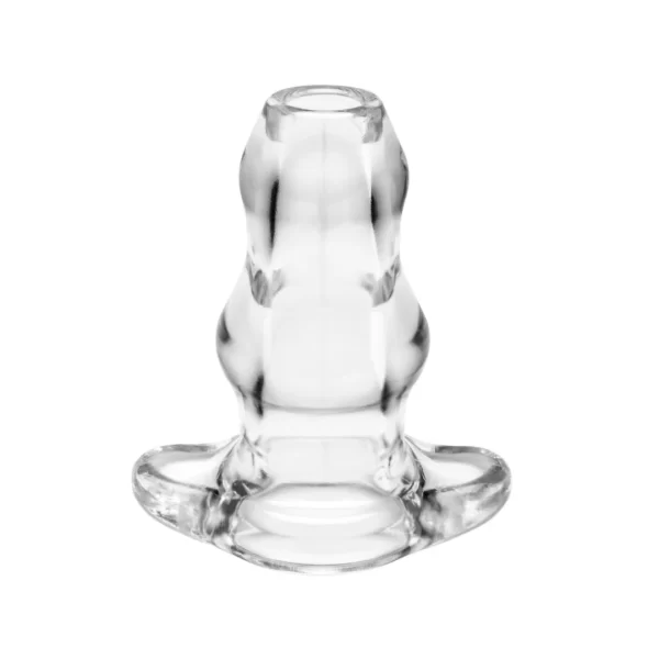 Perfect Fit Double Tunnel Plug Medium Transparent Anatomical Design