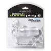 Perfect Fit Double Tunnel Plug Large Clear - anatomiczna zatyczka tunelowa duÅ¼a