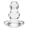 Perfect Fit Double Tunnel Plug Transparent - Wide Channel System XL