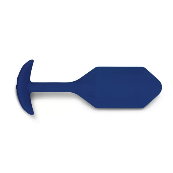 b-Vibe Vibrating Snug Plug 4 Navy - Anelma b-Vibe Vibrating Snug Plug 4 Navy