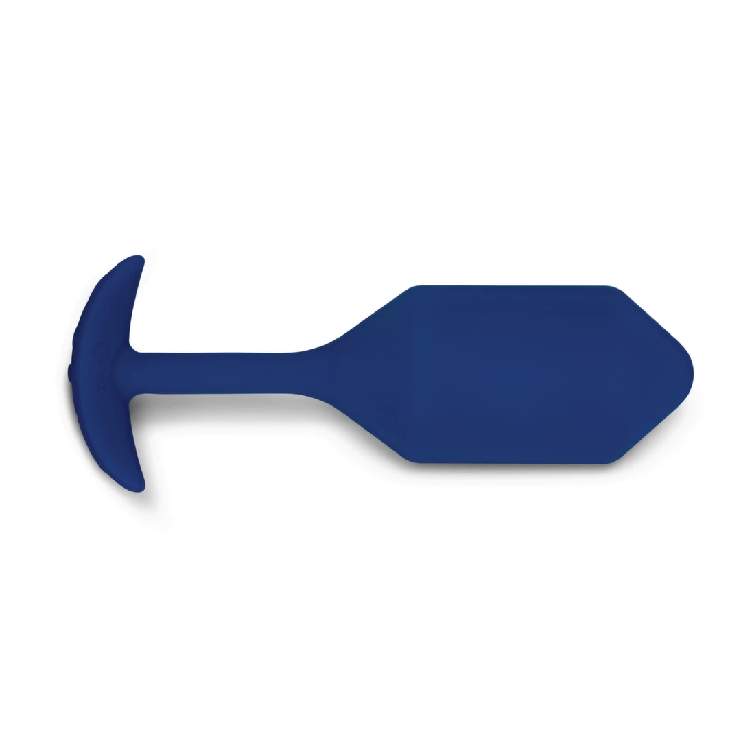 b-Vibe Vibrating Snug Plug 4 Navy - Anelma b-Vibe Vibrating Snug Plug 4 Navy
