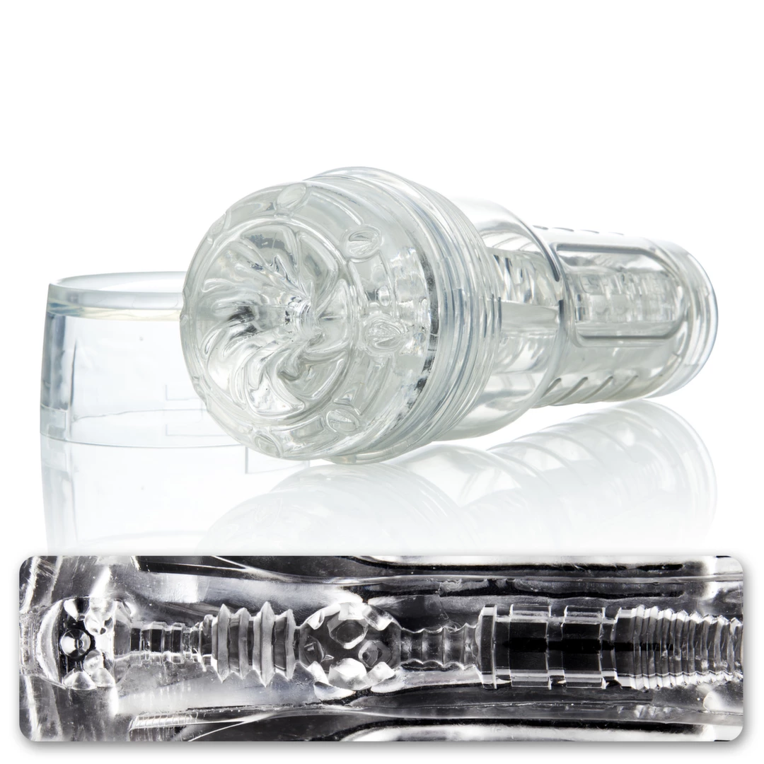 Fleshlight GO Torque Ice Compact Intimate Device Transparent - Anelma Fleshlight GO Torque Ice Compact Intimate Device Transparent