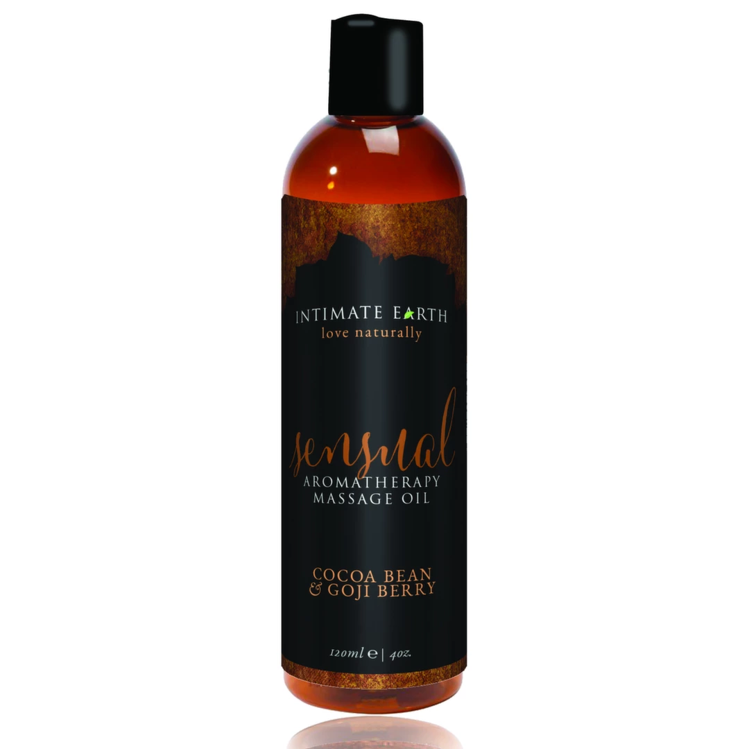 Intimate Earth Sensual Massage Oil Cocoa & Goji Berry 120ml Intimate Earth Sensual Massage Oil Cocoa & Goji Berry 120ml