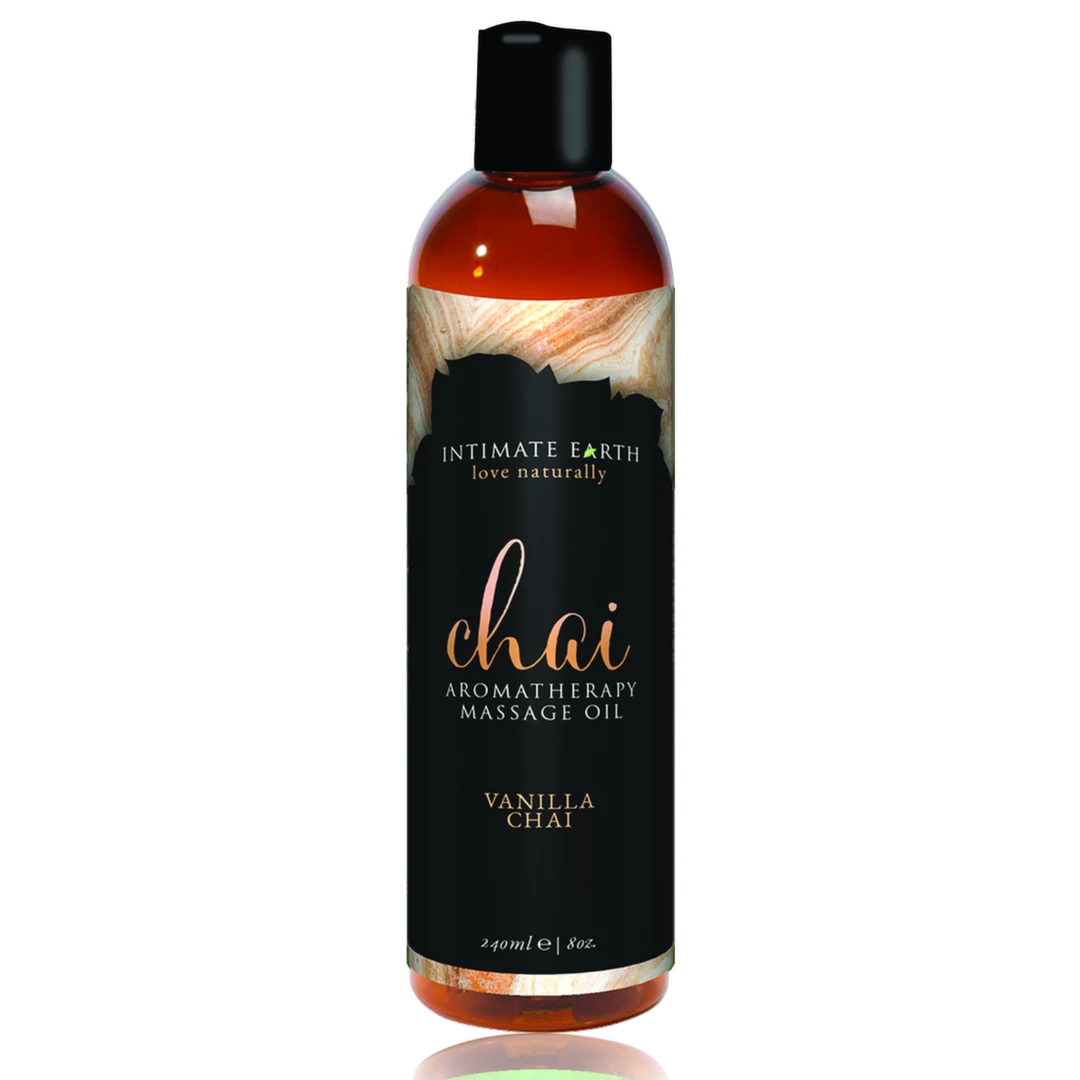 Intimate Earth Massage Oil Chai & Vanilla 120ml - Organic Extracts