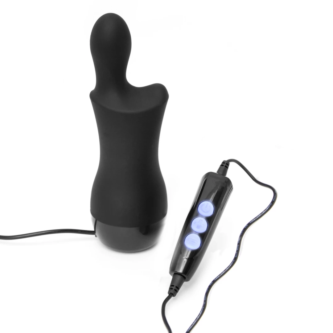 Doxy The Don Skittle Plug-In Black - Multi-Zone Vibrating Device - Anelma Doxy The Don Plug-In Black - vibraattori