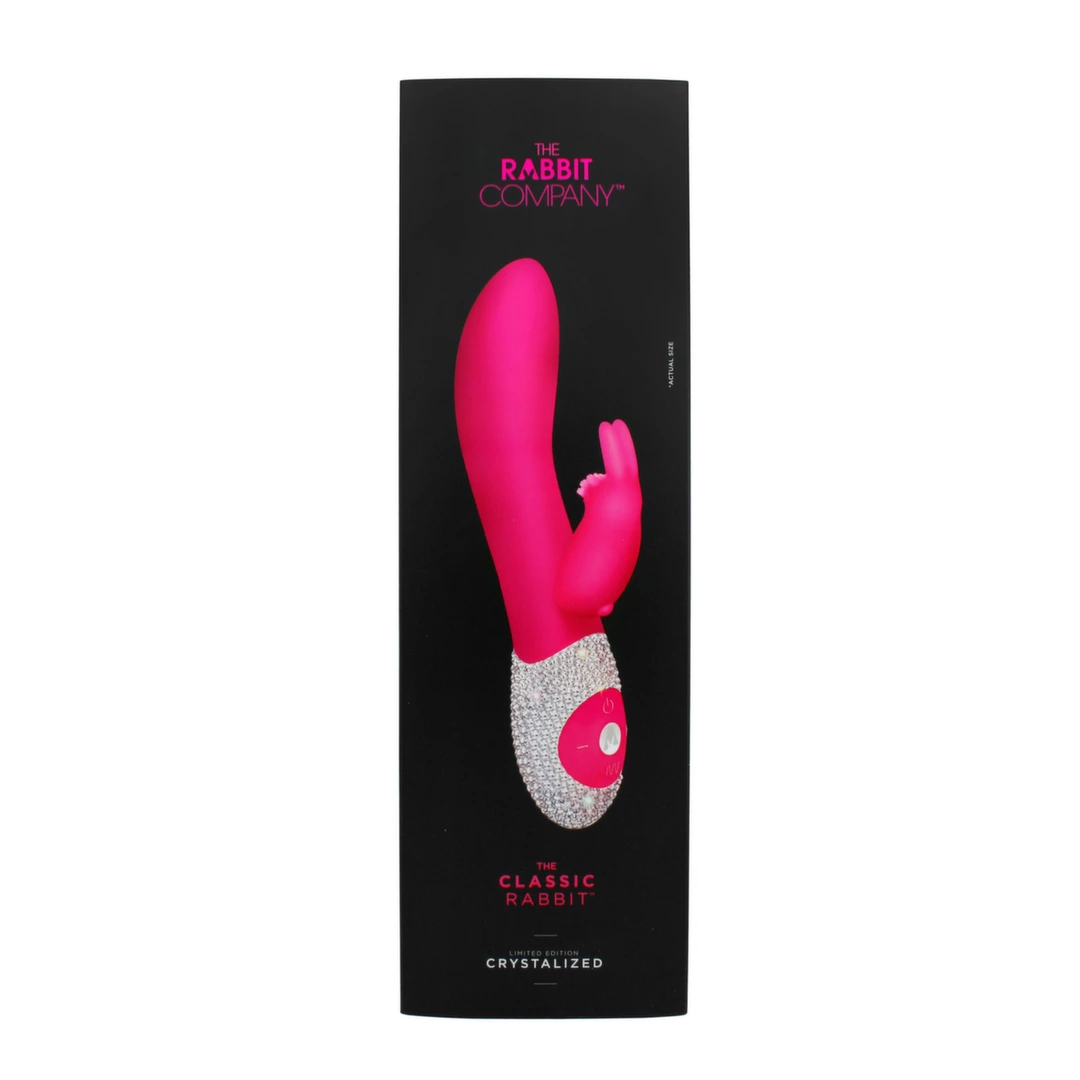 The Rabbit Company Classic Rabbit Bling Pink - silikonowy