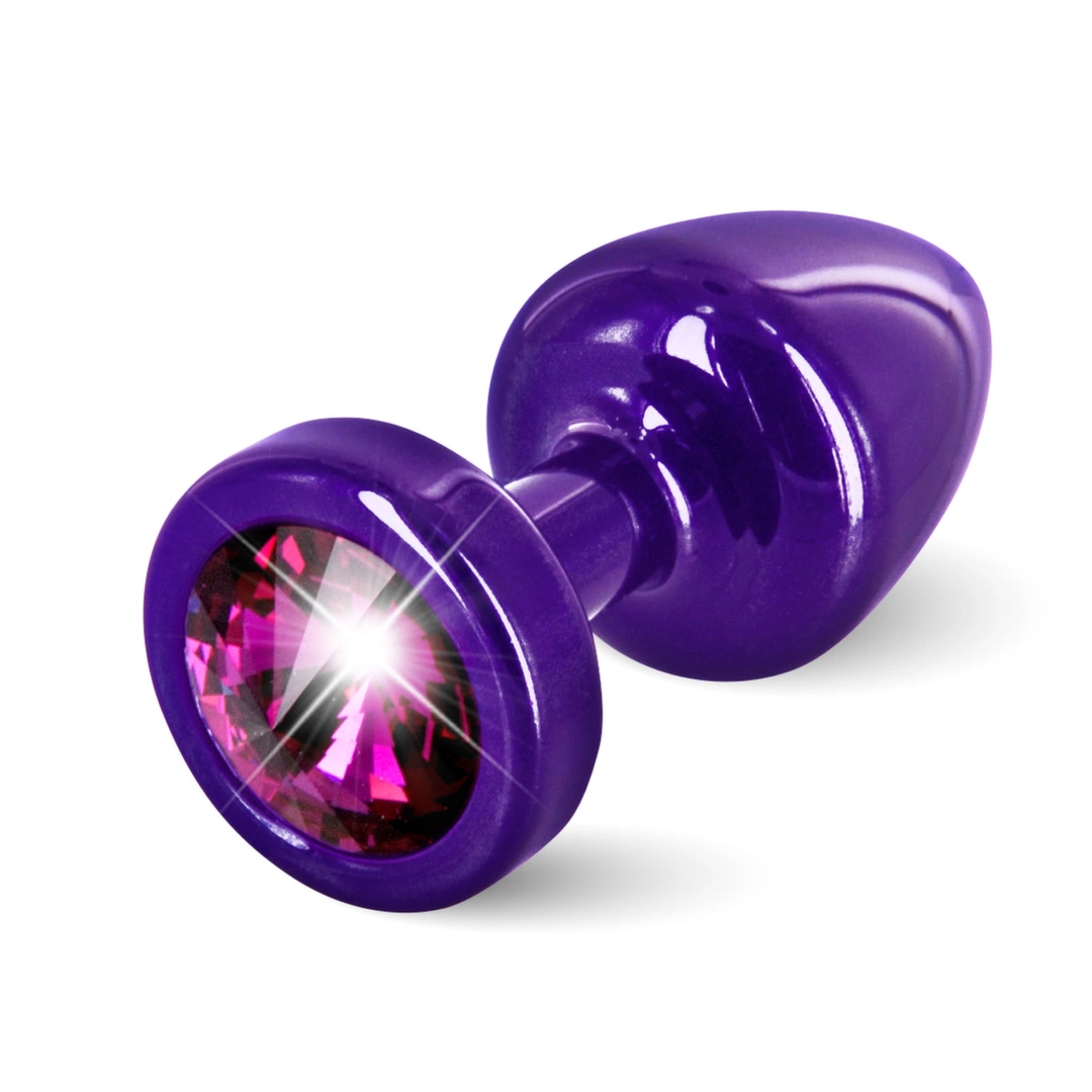 Diogol Anni Round Intimate Accessory 25mm Purple-Pink Crystal Finish