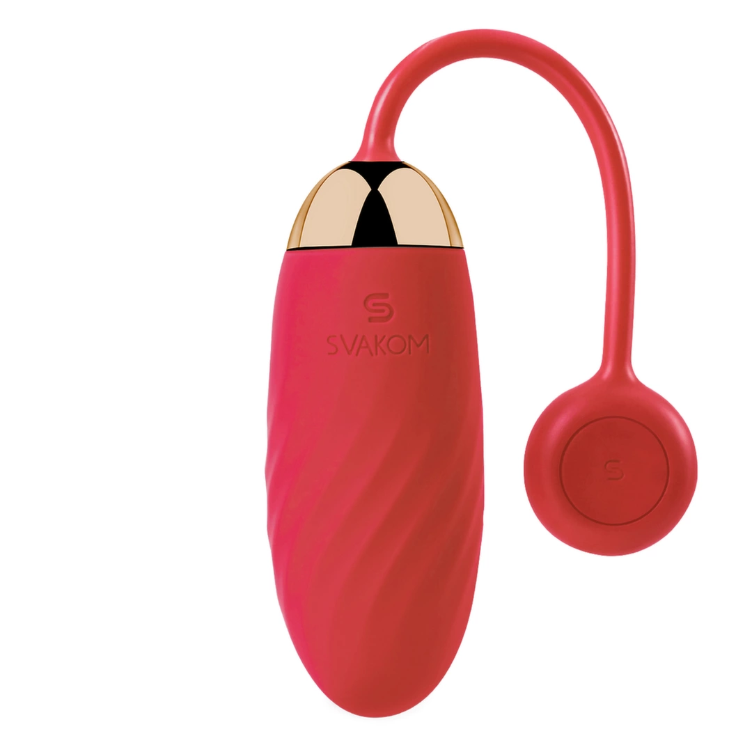 Svakom Ella Red - App-Controlled Vibrating Egg
