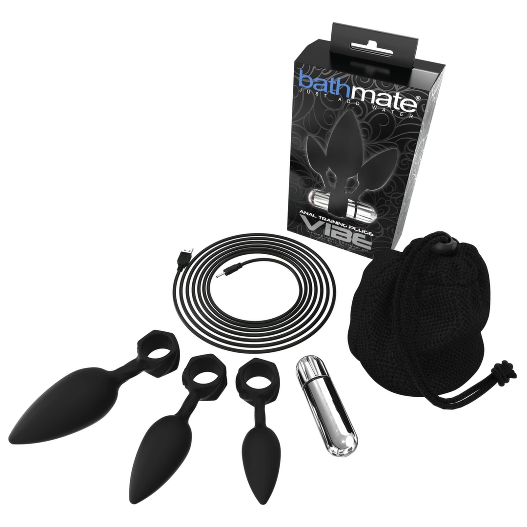 Bathmate Anal Training Plugs Vibe Set