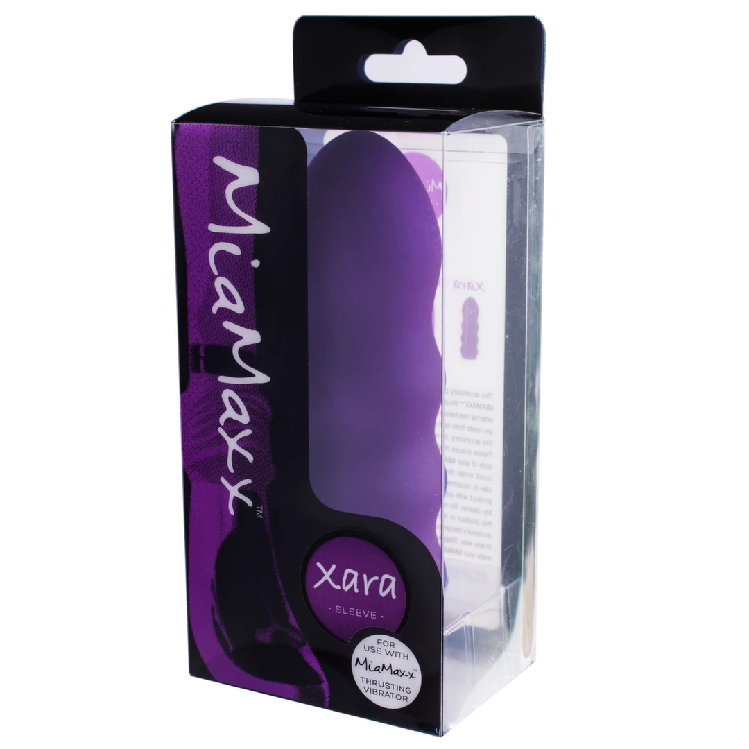 MiaMaxx Xara Sleeve Wave Purple – Wibratory akcesoria