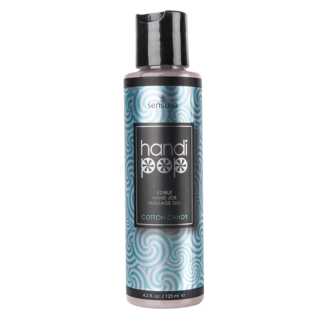 Sensuva Handipop Massage Gel Cotton Candy 125ml - Sweet Aroma Formula