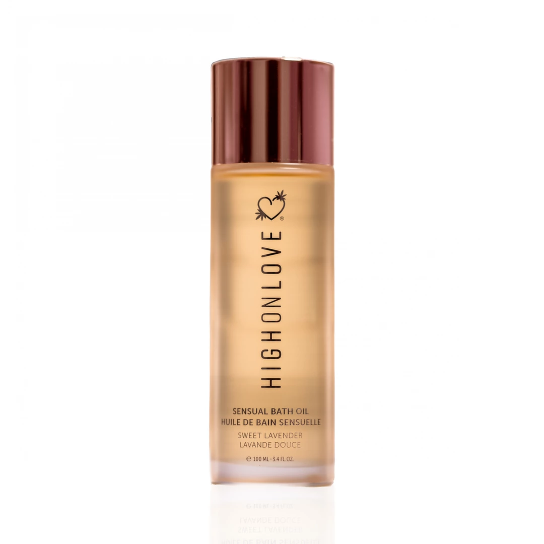HighOnLove Bath Oil Lavender Honeybee 100ml - naturalny olejek do kÄ…pieli
