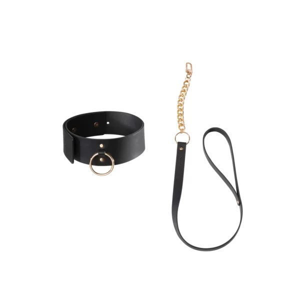 Bijoux Indiscrets MAZE Wide Adjustable Vegan Choker Black