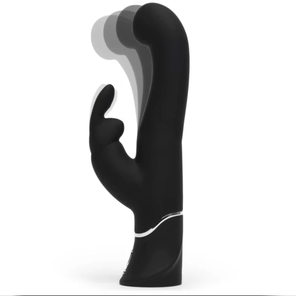 Happy Rabbit G-Spot Stroker Black – Podwójne (króliczki)