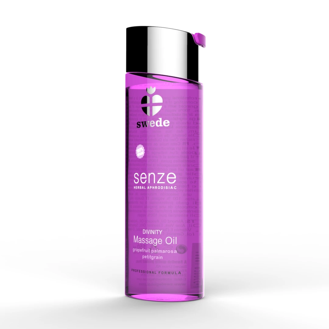 Swede Senze Massage Oil Grapefruit & Palmarosa 75ml Professional Blend - Anelma Swede Senze Massage Oil Grapefruit & Palmarosa 75ml Professional Blend