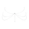 Bijoux Indiscrets Magnifique 8 Body Chain Silver - srebrny Å‚aÅ„cuszek ozdobny