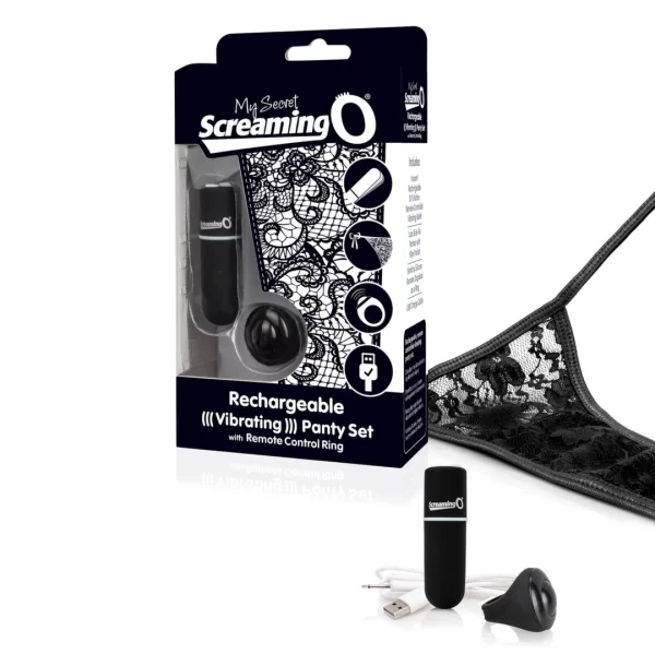 The Screaming O Charged Panty Vibe Black - vibraattori