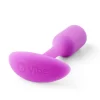 b-Vibe Snug Plug 1 Fuchsia Weighted Silicone Anal System