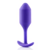 b-Vibe Snug Plug 2 Purple - anatomiczny model silikonowy