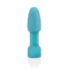 b-Vibe Rimming Petite Plug Teal - Compact Rotating & Vibrating System. Butt plug