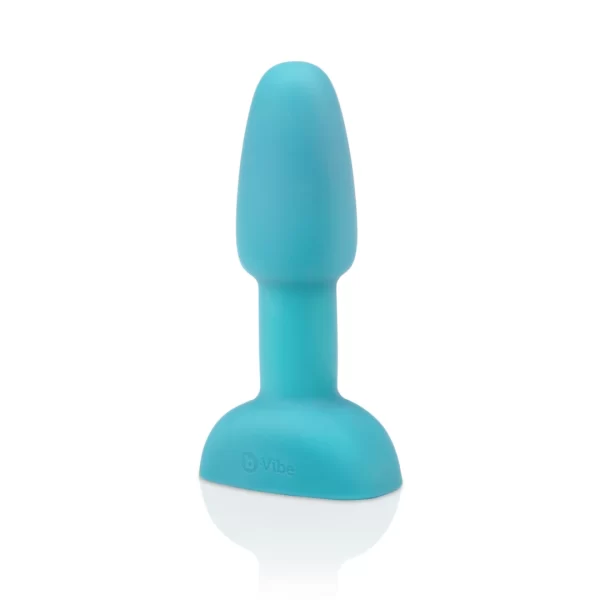 b-Vibe Rimming Petite Plug Teal - Compact Rotating & Vibrating System