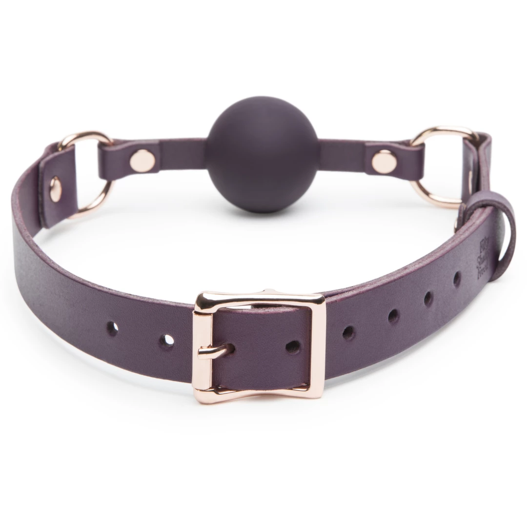 Fifty Shades Freed Cherished Collection Leather Ball Gag