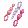 Satisfyer Booty Call Plugs Set Multicolor - Flexible Silicone Trio