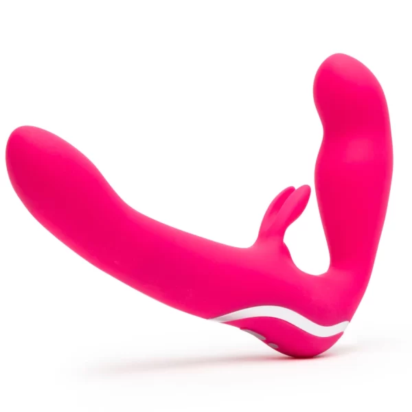 Happy Rabbit Strapless Strap-On Pink rożowy silikonowy model - vibraattori