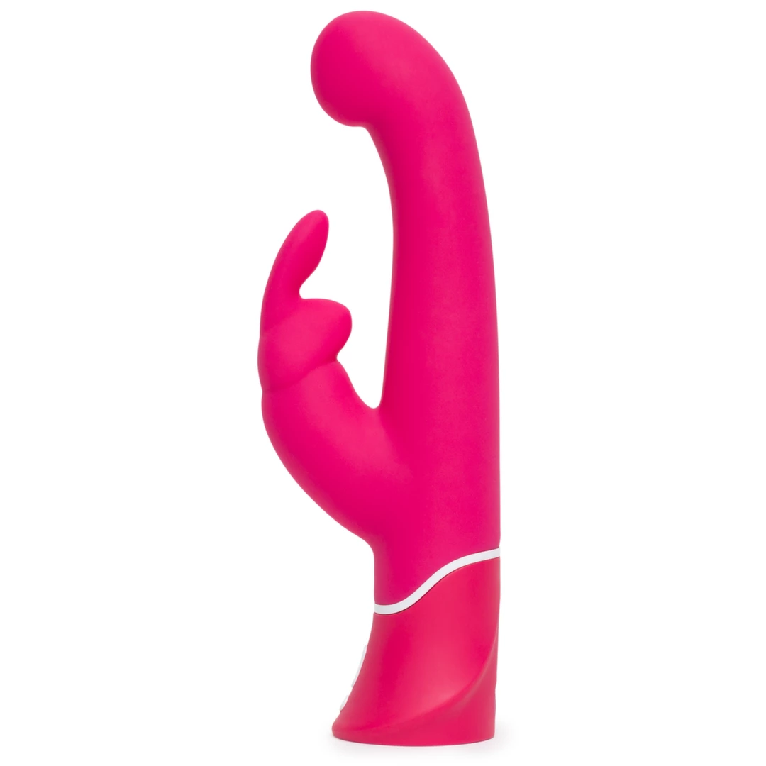 Happy Rabbit G-Spot Pink - masażer punktu G z podwojnym systemem wibracji - Anelma podwójne (króliczki)