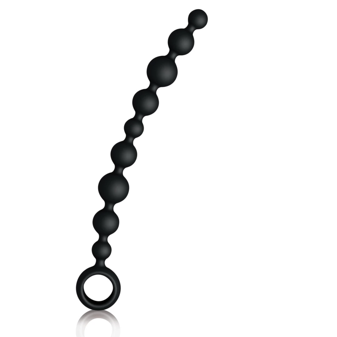 Joydivision Joyballs Long Black - Silicone Bead System 29.8 cm