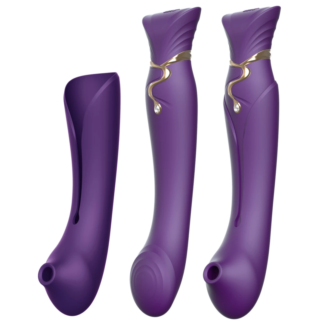 ZALO Queen Set Twilight Purple - G-pistevibraattori