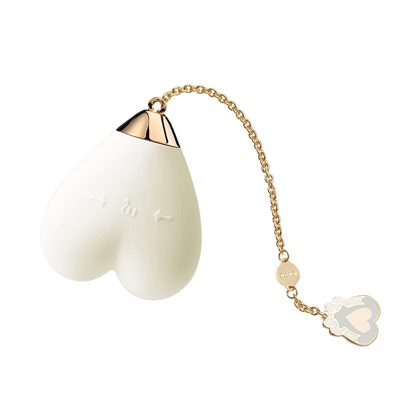 ZALO Baby Heart Vanilla White masażer z aplikacją