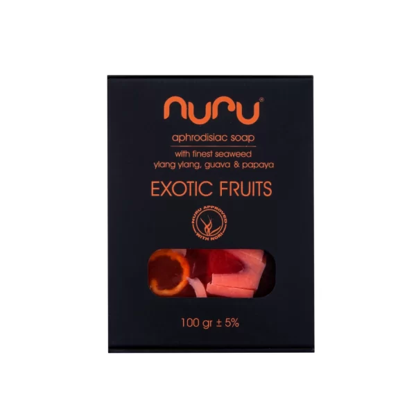Nuru MydÅ‚o Naturalne Owoce Egzotyczne 100g rÄ™cznie robione zapach
