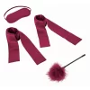 Sportsheets S&M Enchanted Starter Kit zestaw akcesoriow burgundowy