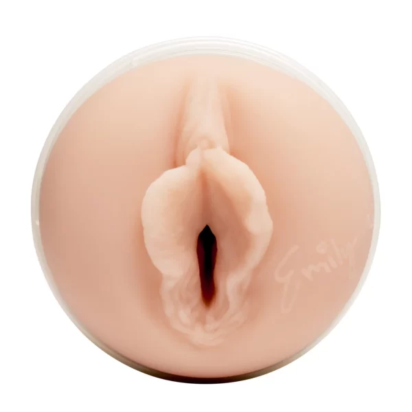 Fleshlight Girls Emily Willis Squirt Intimate Machine combines waterproof construction and soft SuperSkin material in a practical