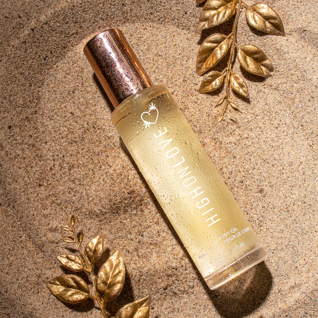HighOnLove Dry Body Oil 100 ml - Nourishing Cannabis Seed Formula. Body care. See formula