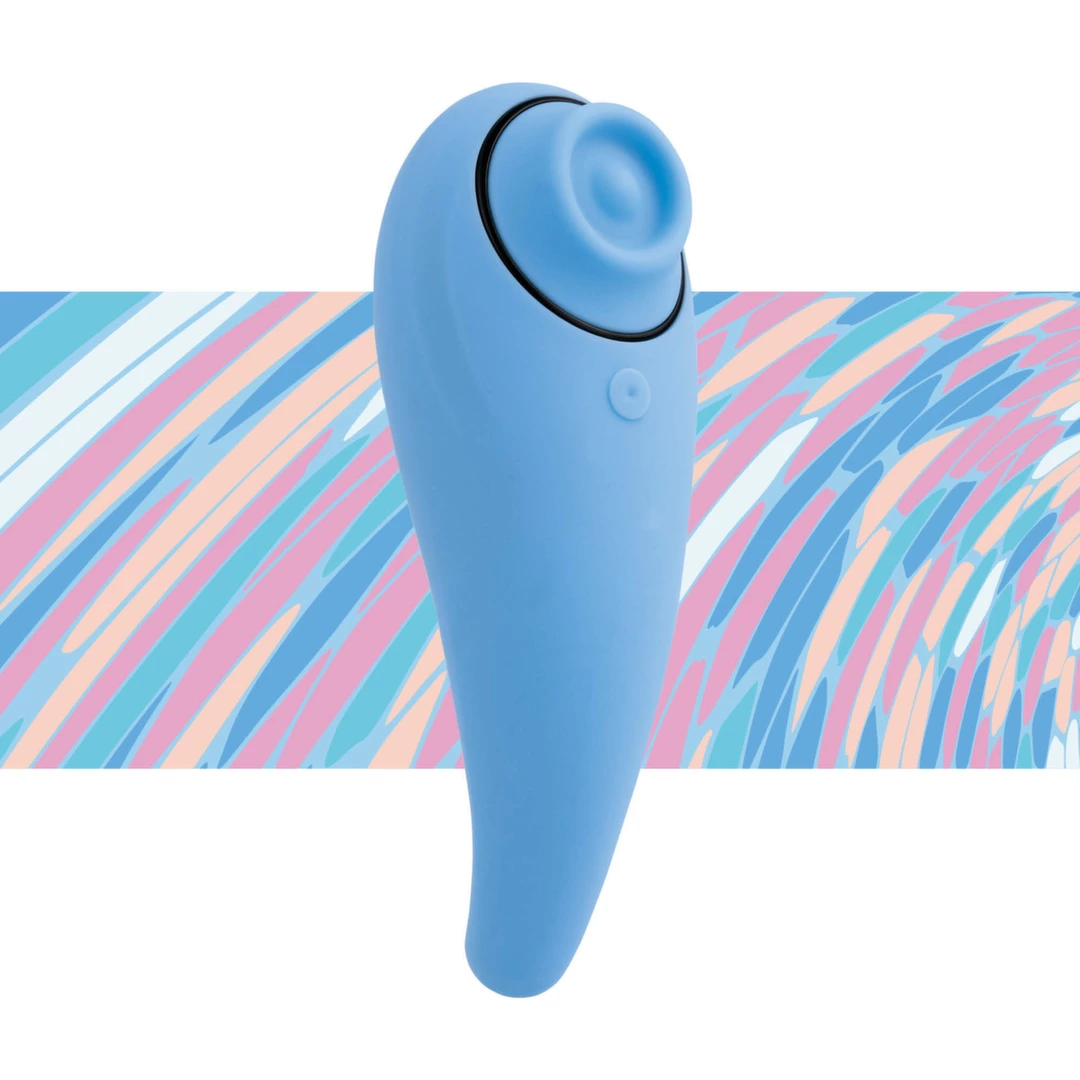 FeelzToys FemmeGasm Turquoise Dual Motor Tapping & Vibrating Device FeelzToys FemmeGasm Turquoise Dual Motor Tapping & Vibrating Device